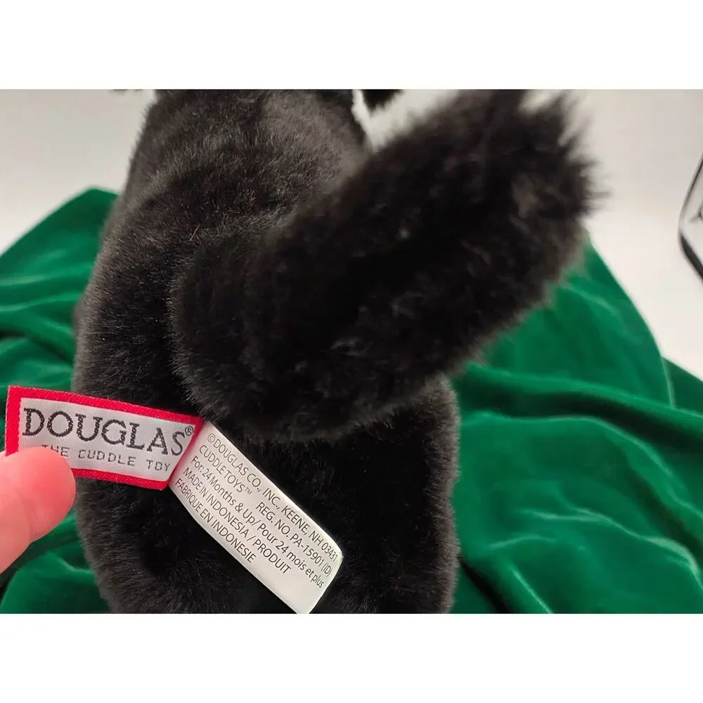 Douglas Brewster Black Lab Dog Plush Stuffed Animal Puppy 12